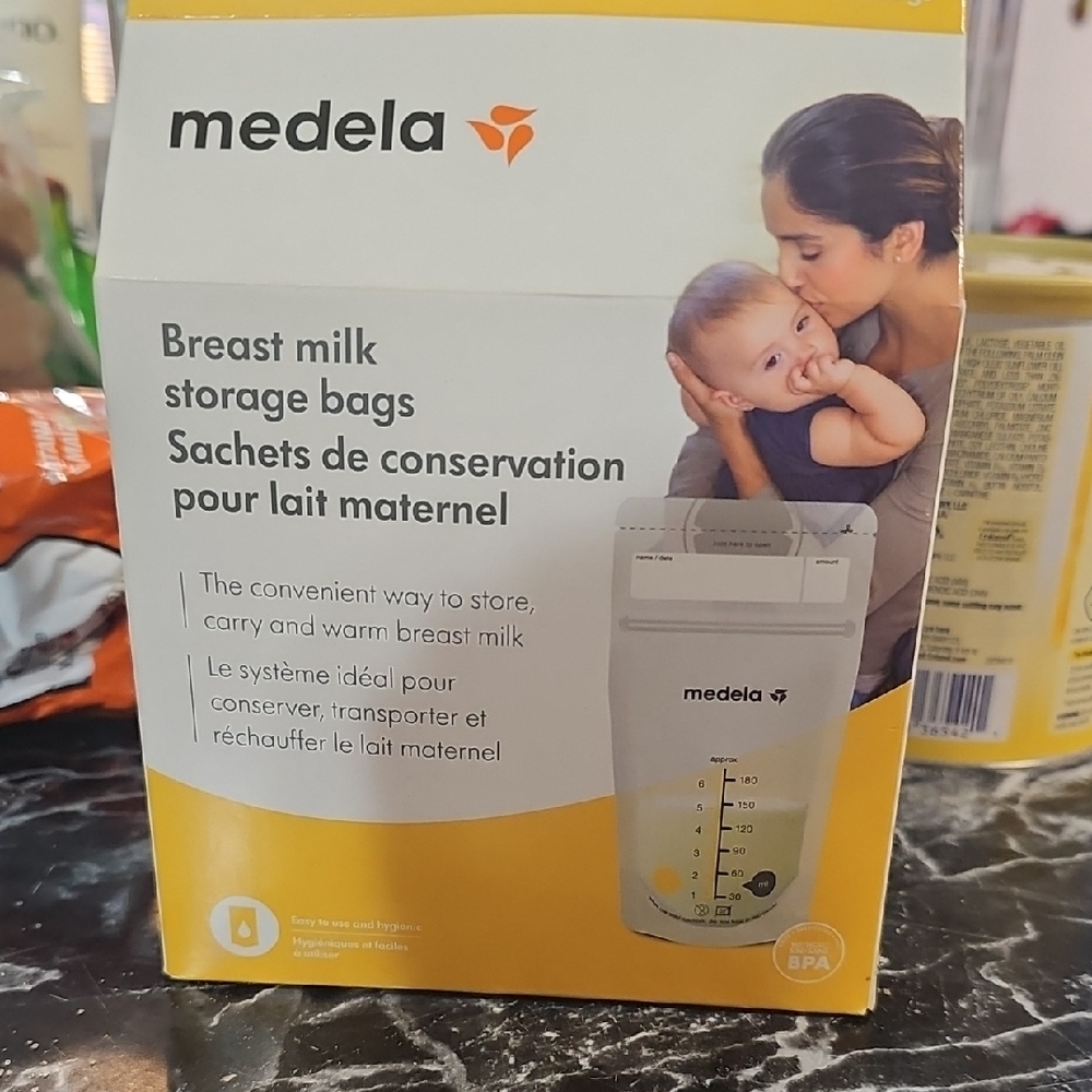 Medela Yellow Breast Milk Storage Bags